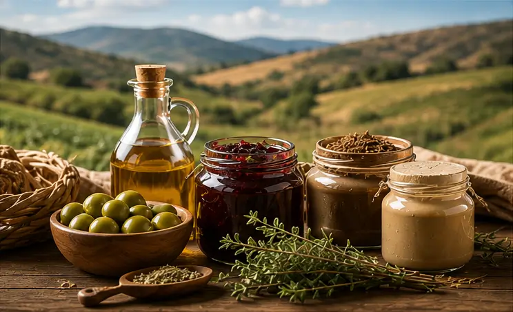 Lootah artisan products with landscape backdrop